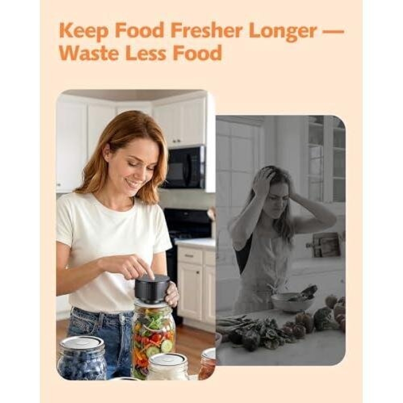 Save Big on Electric Mason Almond Jar Vacuum Sealer