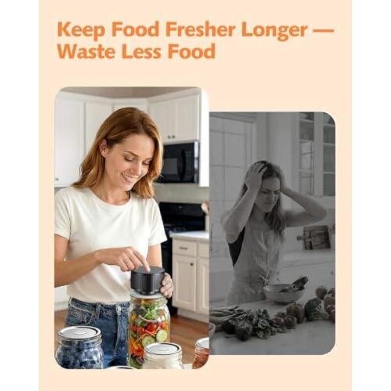 Save Big on Electric Mason Almond Jar Vacuum Sealer