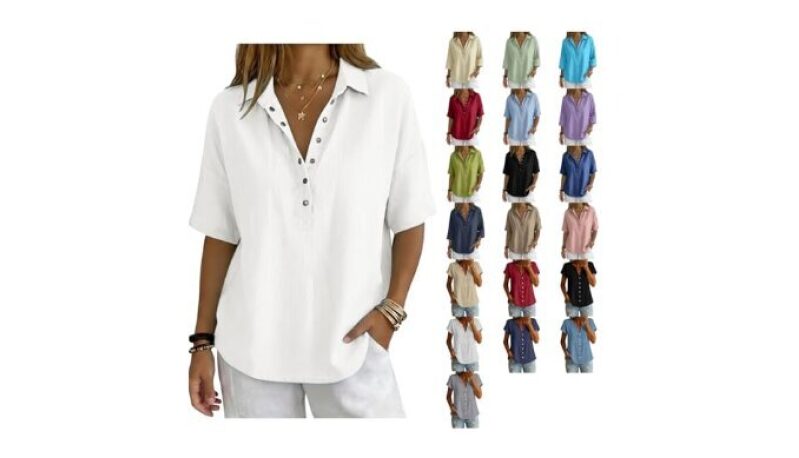Summer Cotton Shirts for Women: Loose Fit, Stylish, and Comfortable