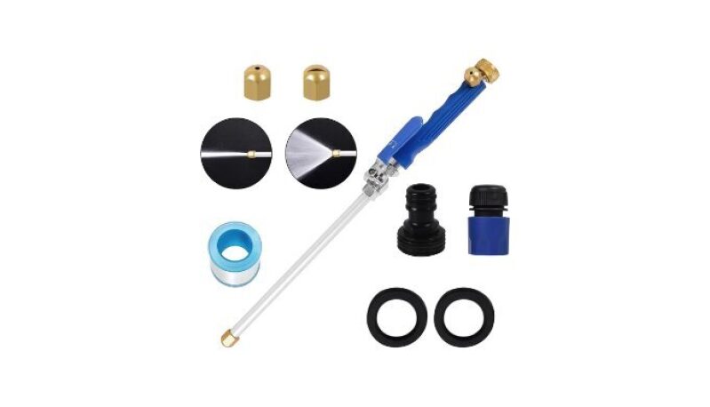 High Pressure Hose Nozzle for Garden Use with Dual Nozzles
