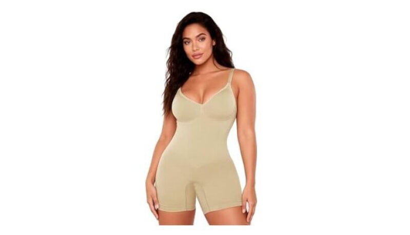 Seamless Sculpting Bodysuit for Women - Tummy Control and Hip Enhancer