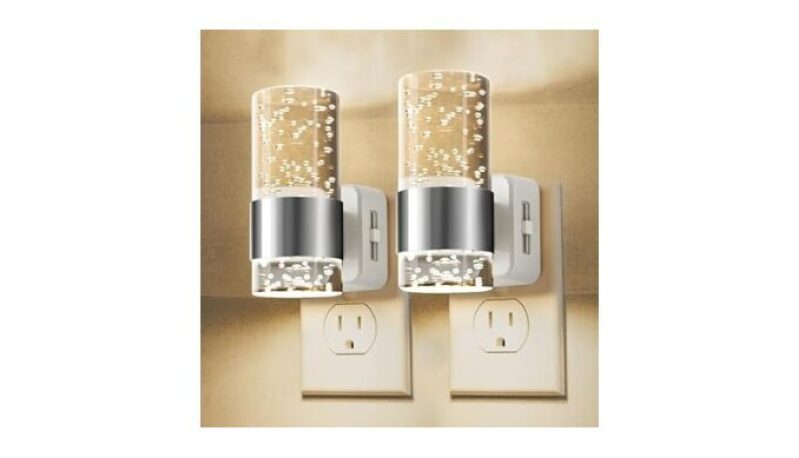 LOHAS LED Night Light - Dimmable Night Lights, Plug into Wall, 2 Pack