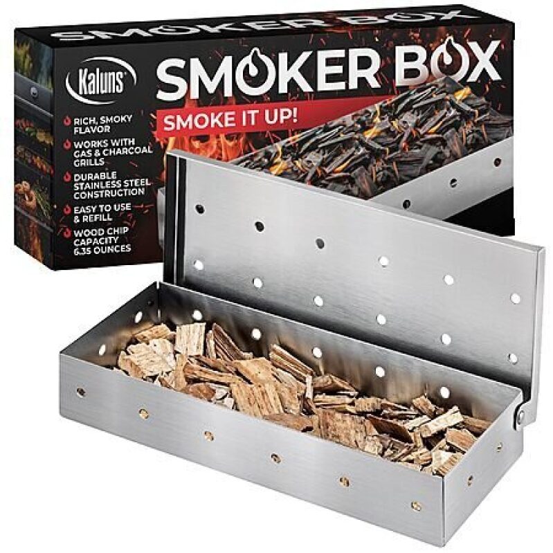 Kaluns Universal Stainless Steel Smoker Box - Perfect for Grilling