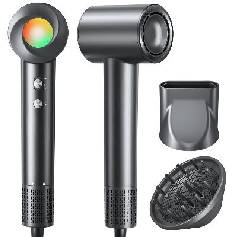 High-Speed Negative Ion Hair Dryer with LED Light
