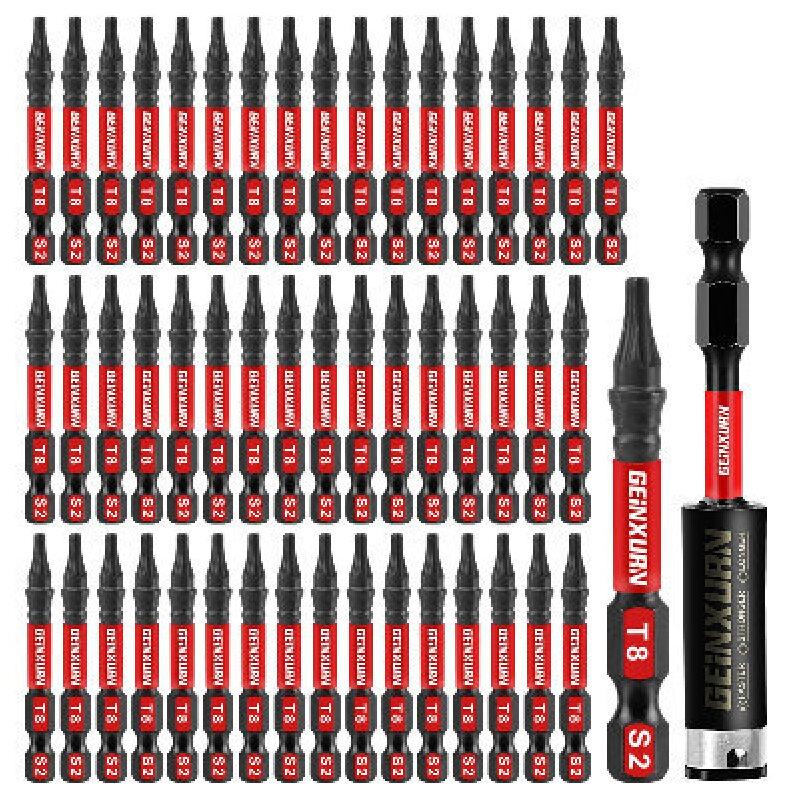 Genkburn S2 Steel Strong Magnetic Bit Set T8 - 51 Pieces