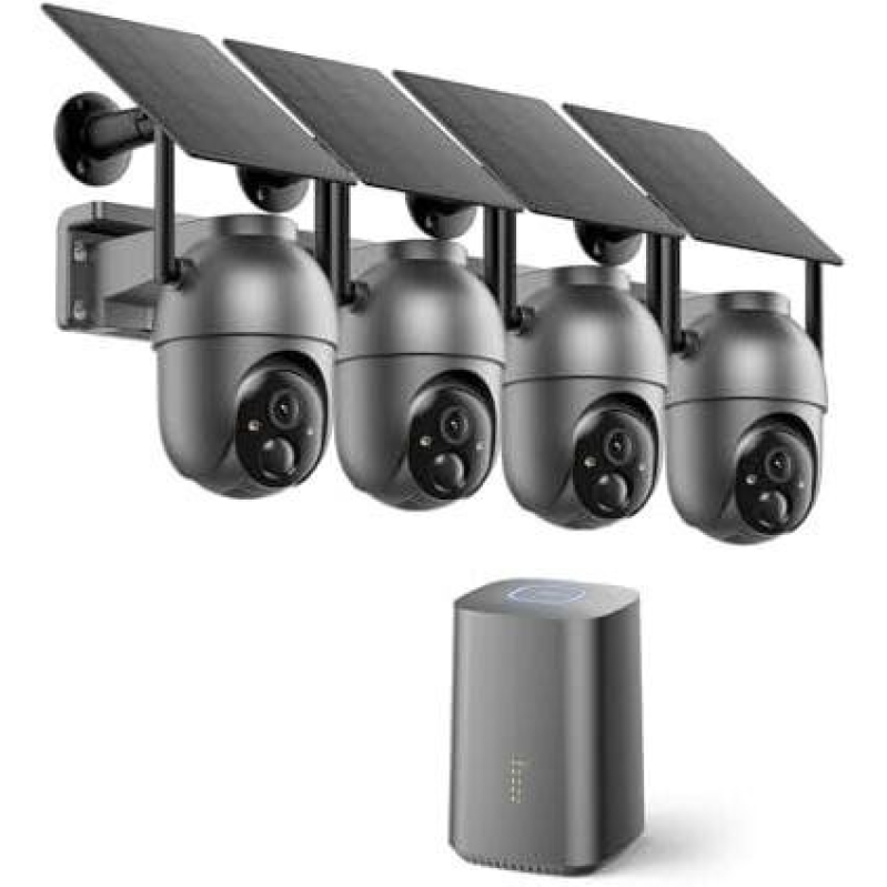 4K Solar-Powered Wireless Security Camera Kit - 58% Off