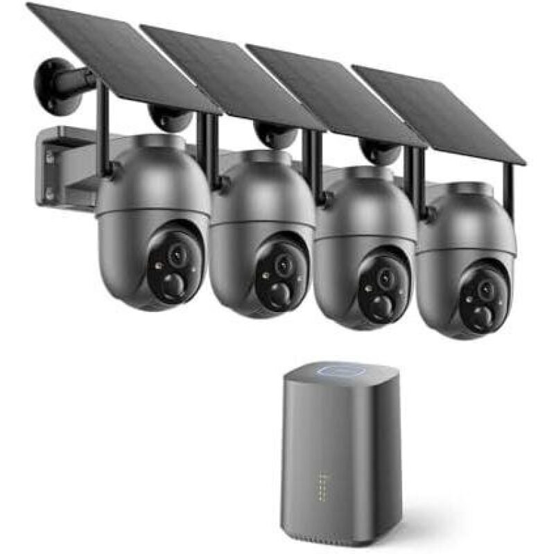 4K Solar-Powered Wireless Security Camera Kit - 58% Off