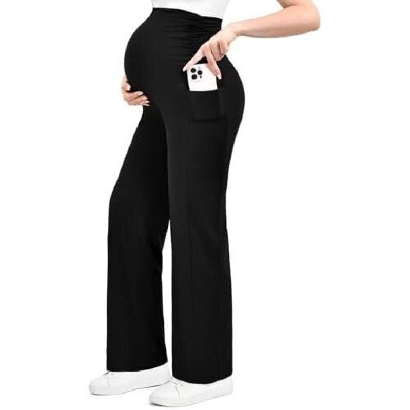Comfortable Maternity Pants with Pockets - 40% Off