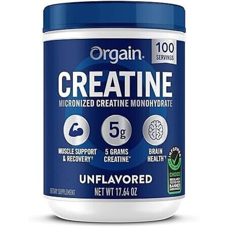 Unflavored Orgain Creatine Monohydrate Powder - 17.64-Ounce