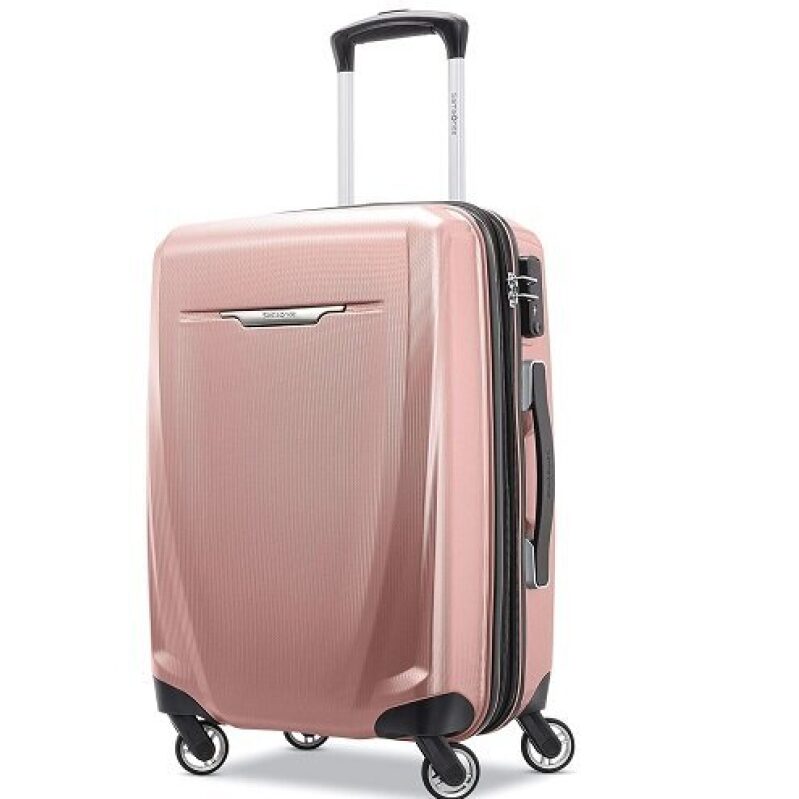 Samsonite Winfield 3 20 Inch Hardshell Spinner Carry-On Luggage - Pink