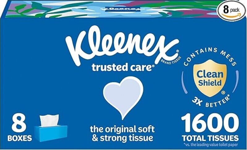 Amazon Deal: Kleenex Trusted Care Facial Tissues - 8 Packs at Unbeatable Price