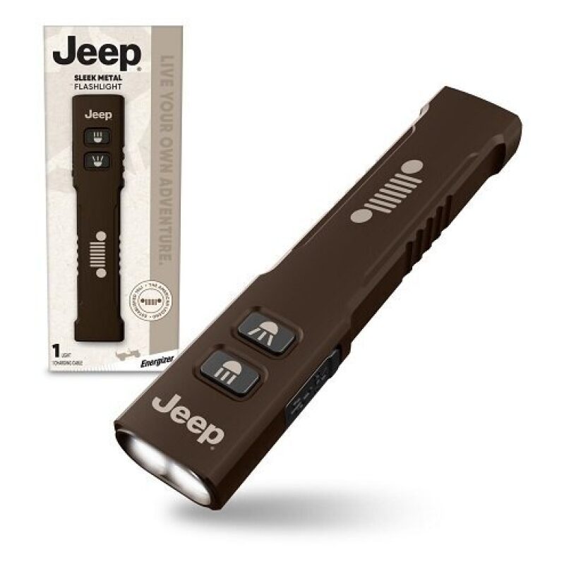 Unbeatable Price! Energizer Jeep SM-1250 Rechargeable Flashlight, Only $17.71