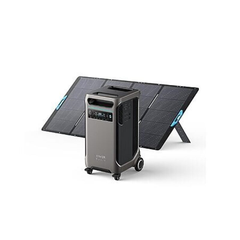Anker SOLIX F3800 3840Wh LiFePO4 Portable Power Station with 400W Solar Panel