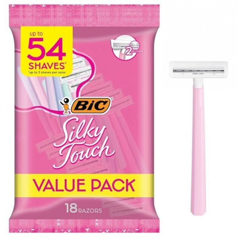 BIC Silky Touch Women's Disposable Razors: 18-Count Value Pack