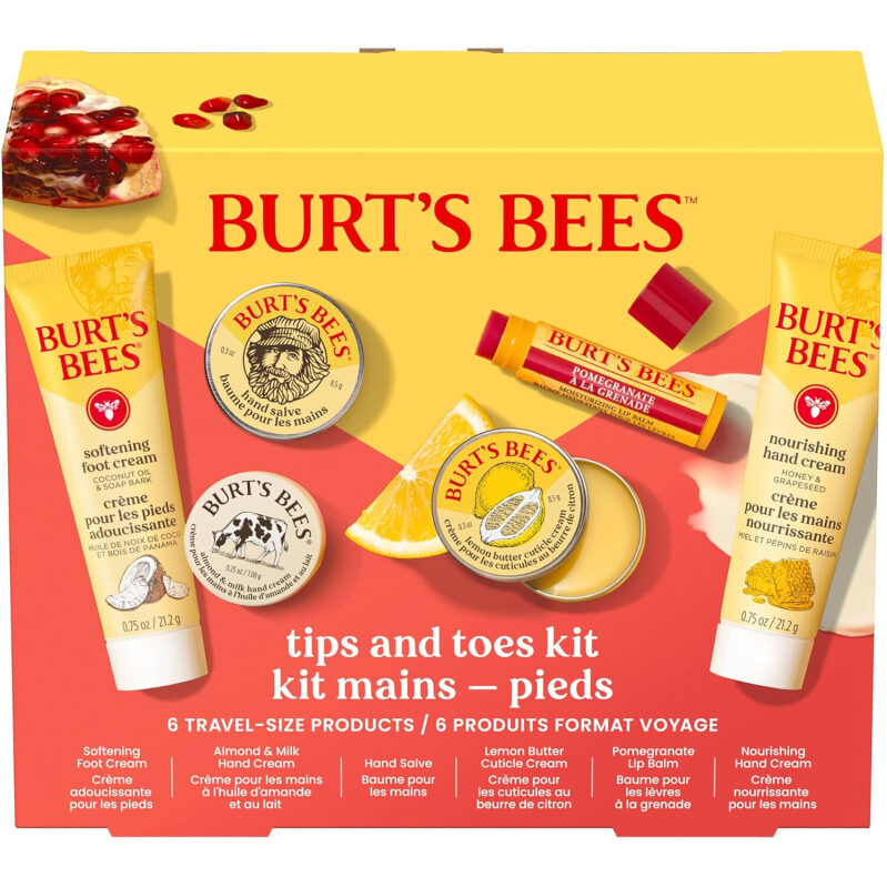 Affordable Burt's Bees Holiday Hand and Foot Care Kit - 6-Piece Travel Set