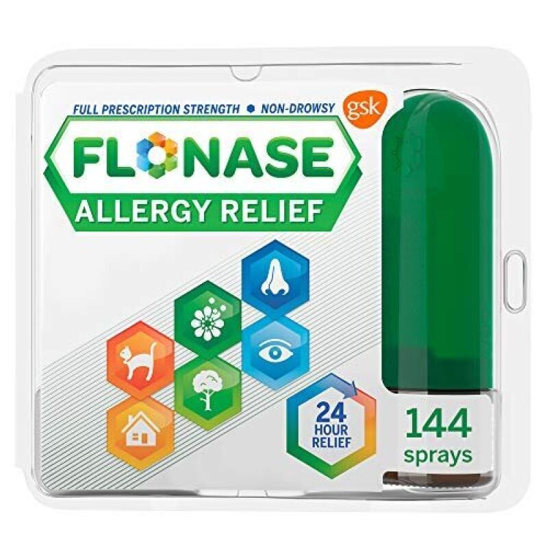 Flonase Allergy Relief Spray: 24-Hour Relief with 144 Sprays