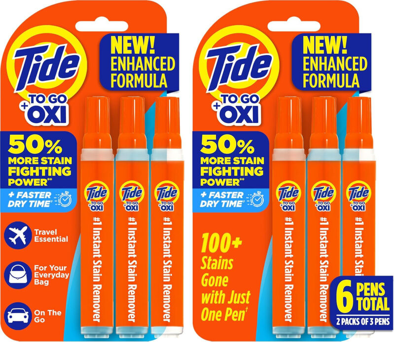 Tide Go Anywhere Stain Remover Pens - Portable Stain Solution