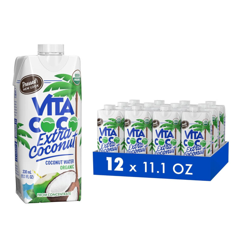 Vita Coco Organic Extra Coconut Water - 12 Pack