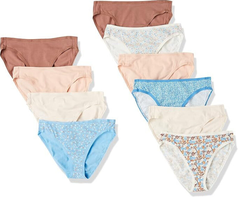 XS Deal Alert! $6.98 After Prime Shipping - 10 Pack Women's Cotton Underwear