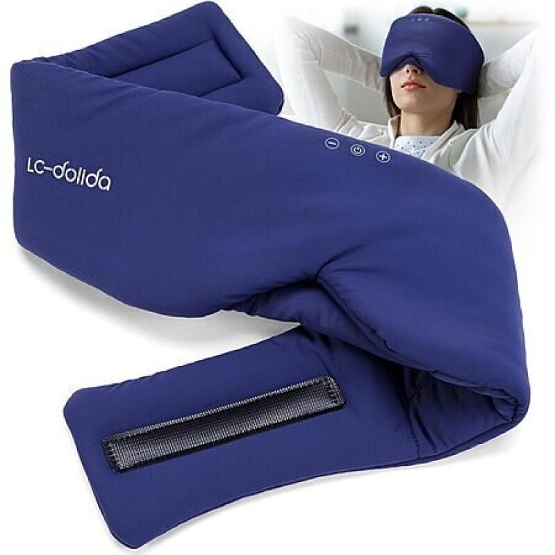 LC-dolida Sleep Mask with Bluetooth Headphones - Cool Comfort & Immersive Audio