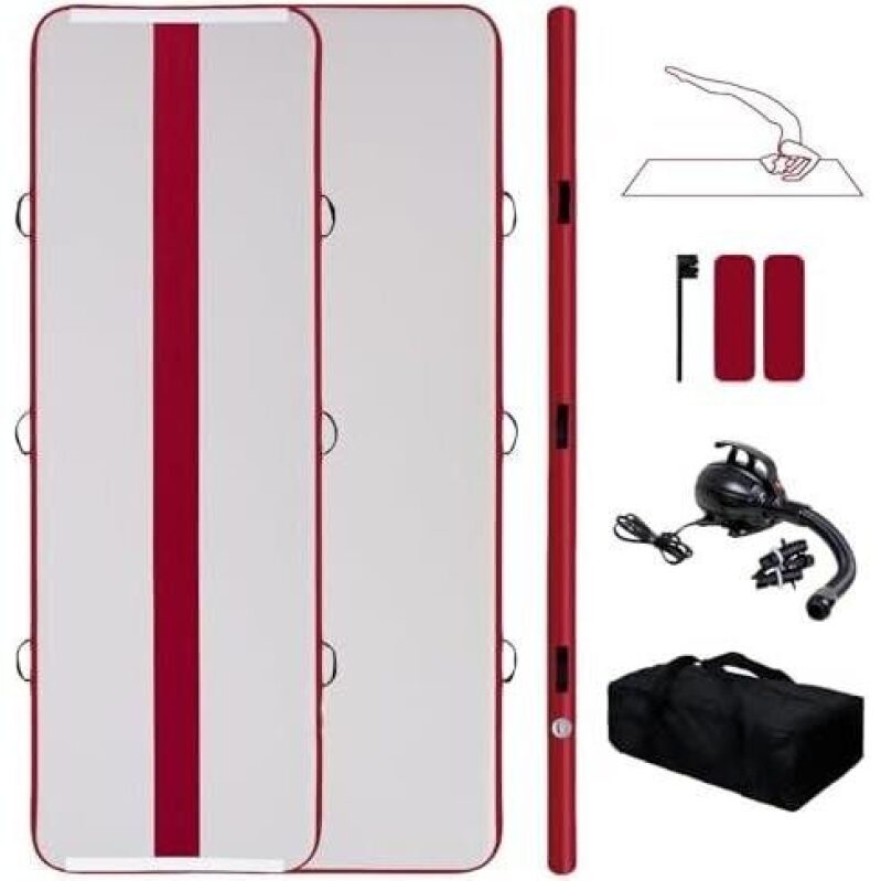Affordable Inflatable Gymnastics Mat with Pump and Repair Kit