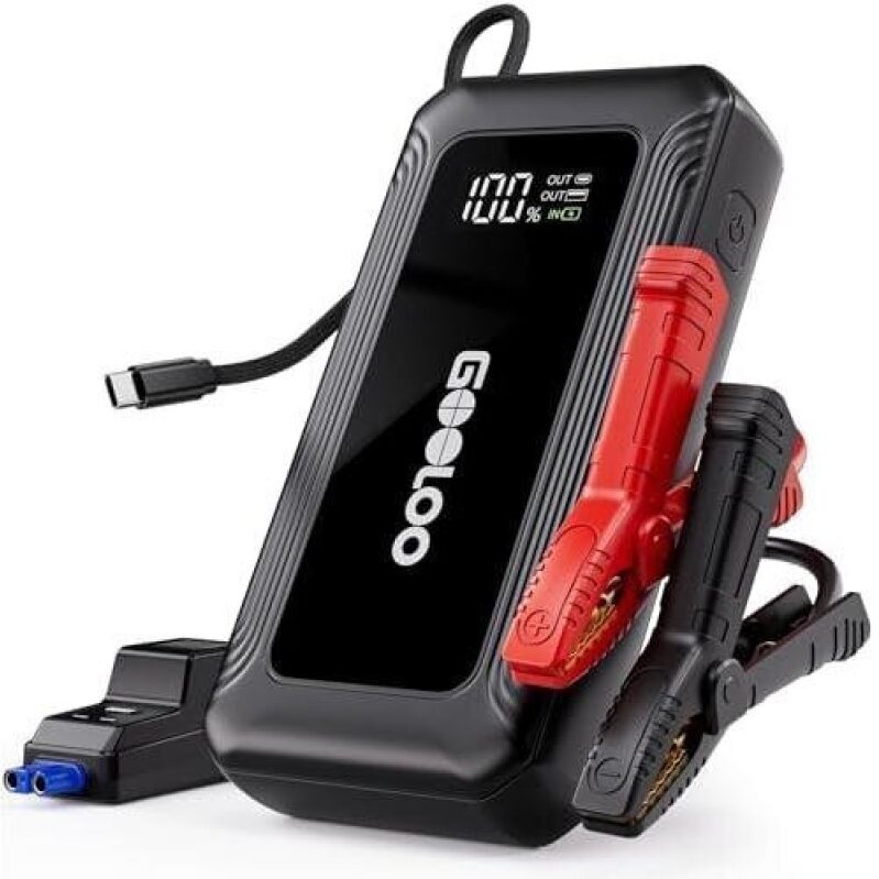 GOOLOO G7 3000A Jump Starter with Built-in Cable - 64% OFF