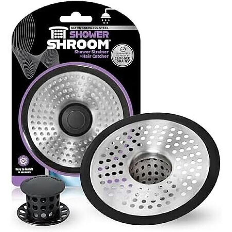 ShowerShroom SHSULT755 Ultra Stainless Hair Catcher Drain Protector - Smart Deal