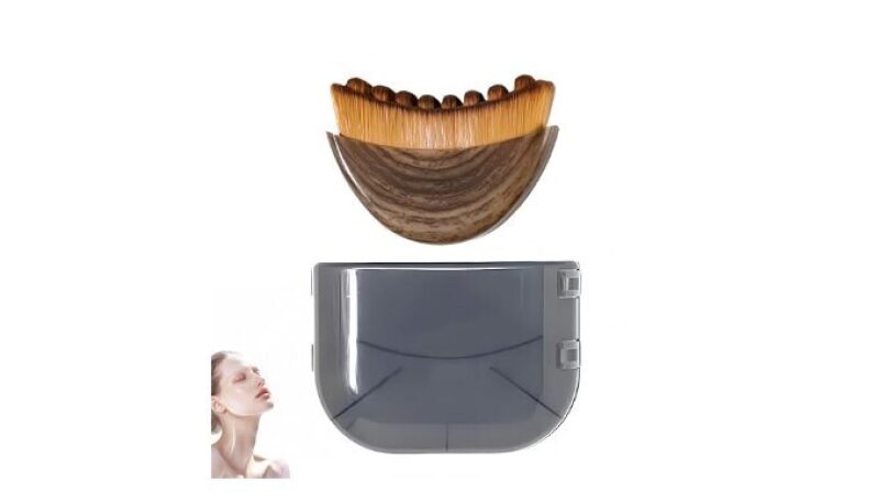 Lymphatic Face Brush for Gentle Facial Massage – Reduce Puffiness & Boost Circulation