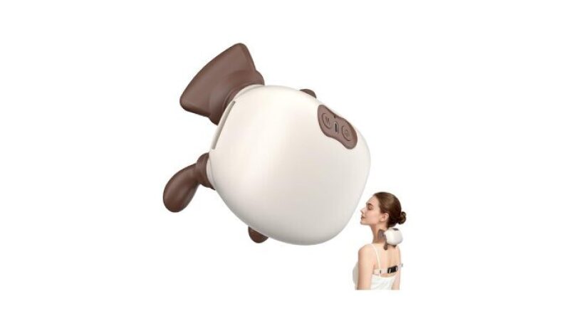 Wireless 4D Neck and Shoulder Massager with Heat Therapy