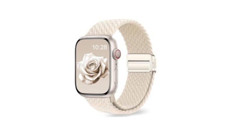 EVIE BAND Stretchy Braided Nylon Band for Apple Watch