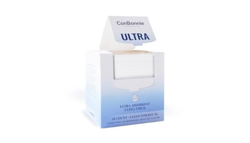 ConBonnie Disposable Face Towel XL Makeup Remover Dry Wipes for All Skin Types