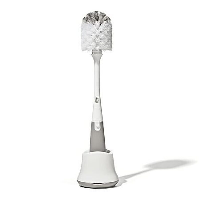 OXO Tot Bottle Brush w/ Nipple Cleaner and Stand (Gray) - Deal Alert