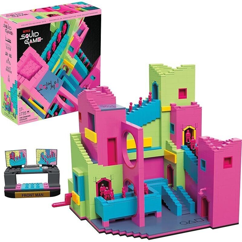 Squid Game Replica Staircase Building Toy - Ultimate Collector's Set