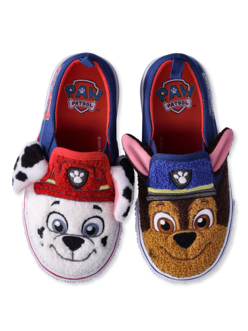 Paw Patrol Toddler Kids Fleece Slip-On Sneakers - Comfortable and Fun