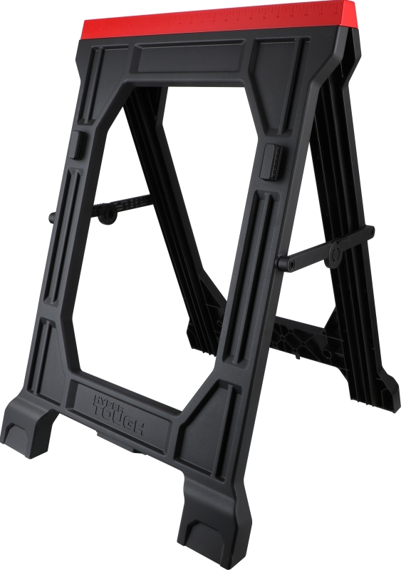 Hyper Tough Hyper Stack 350 lb Capacity Foldable Polypropylene Sawhorse 31-in