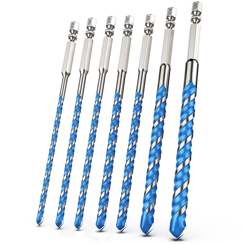 WildShark Carbide Masonry Drill Bit Set 7-Piece