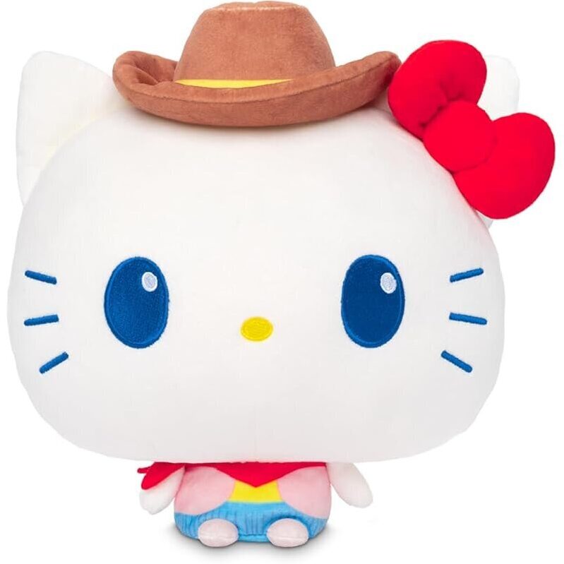 Cloudheads Cowgirl Hello Kitty Plush - Perfect for Cozy Days and Travel