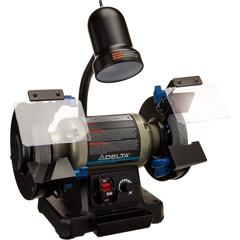 Delta Power Tools 23-196 6-Inch Variable Speed Bench Grinder - Versatile Grinding Solution
