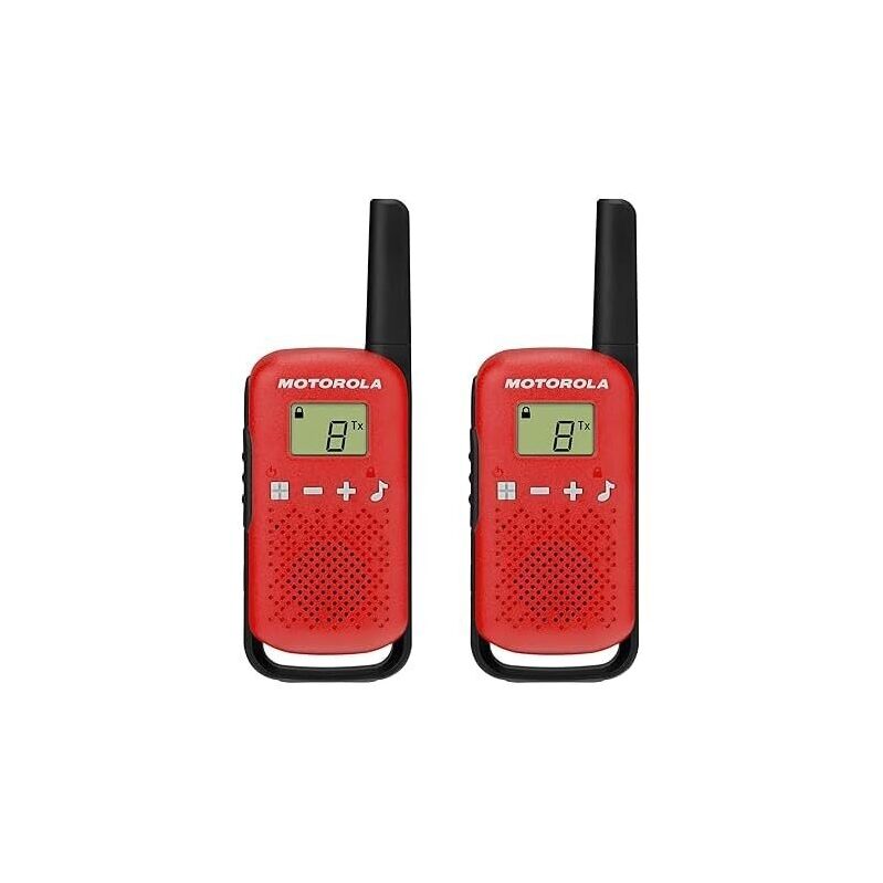 2-Pack Motorola T110 Talkabout Radios 16 Mile Range - Perfect for Outdoor Adventures