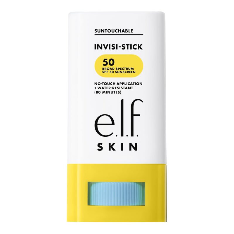 e.l.f. SKIN Suntouchable Invisi-Stick SPF 50: Portable Sunscreen Stick