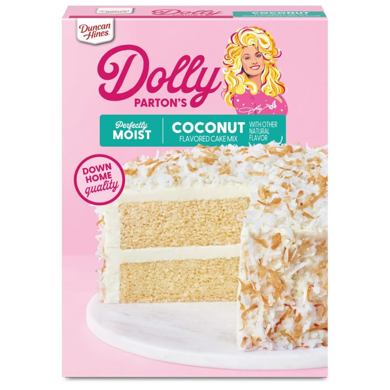 Duncan Hines Dolly Parton's Favorite Coconut Cake Mix - 15.25oz