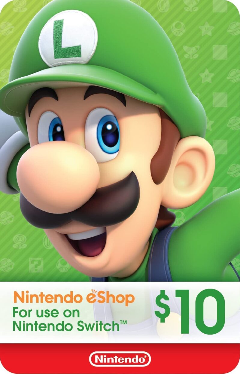 Nintendo eShop Gift Card: $10 for Nintendo Switch, Wii U, 3DS