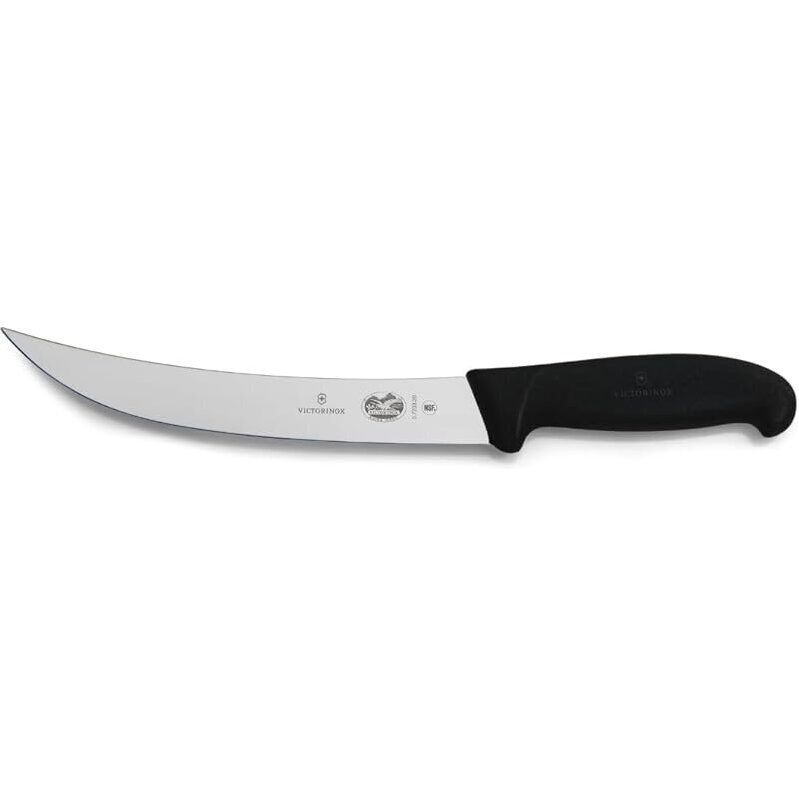 Victorinox Fibrox 8-Inch Curved Breaking Knife - Precision Butchery Tool