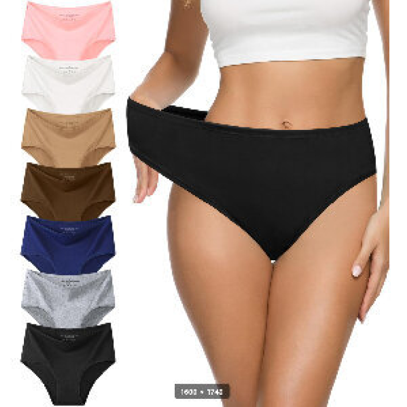 Premium Bamboo Fiber Women's High-Waisted Underwear 7-Pack