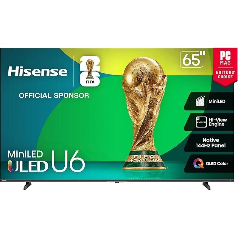 Hisense 65U65QF 65-Inch Mini-LED 4K UHD Smart HDR Gaming TV