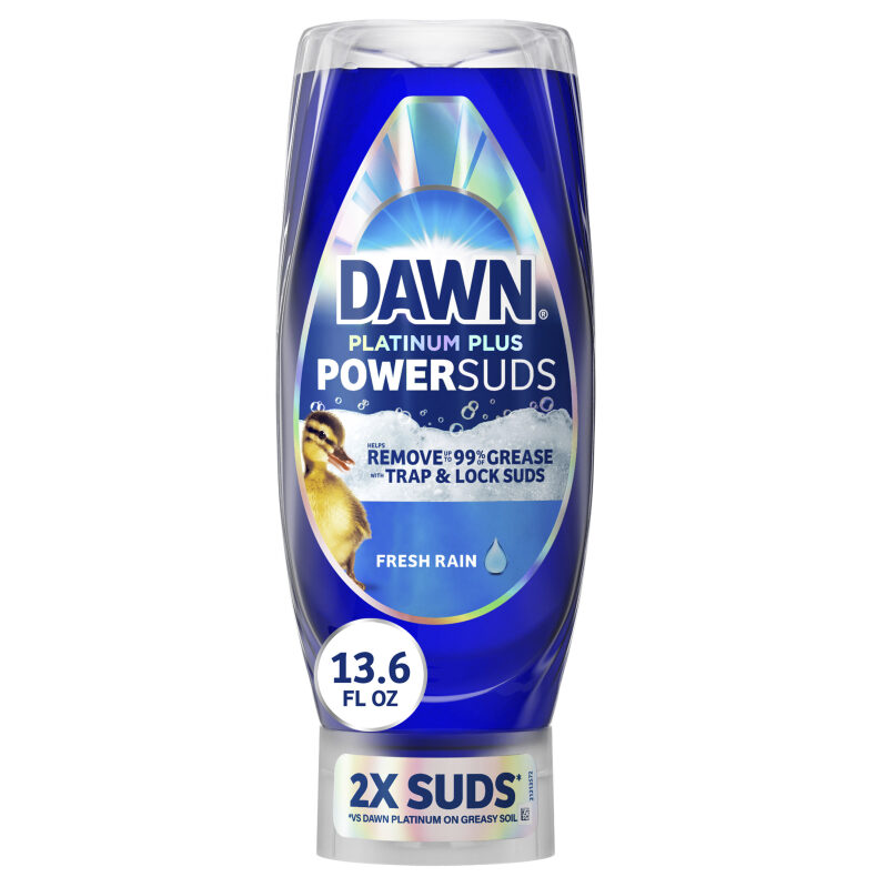 Dawn Platinum Plus PowerSuds Liquid Dish Soap 13.6oz + $2 Walmart Cash
