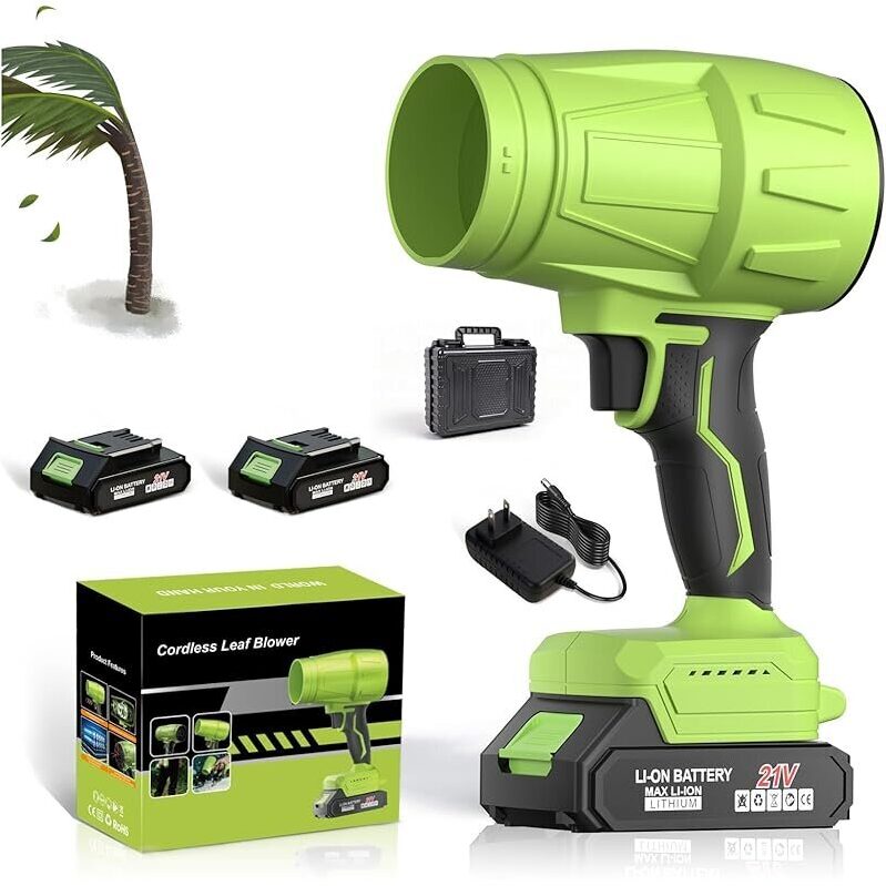 High-Efficiency Cordless Leaf Blower - Powerful 21V, 990,000 RPM