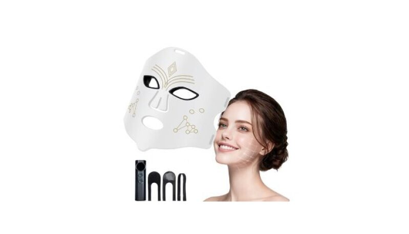 LED Face Mask Light Therapy Device with 4 Modes