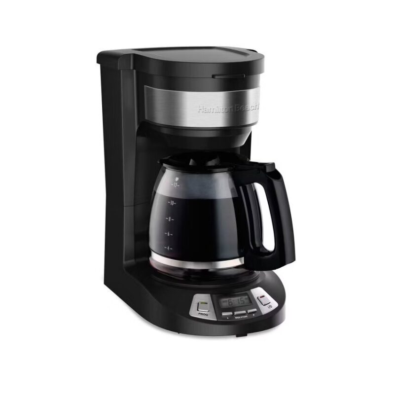 Wake Up to Fresh Coffee with Hamilton Beach 12 Cup Programmable Coffee Maker