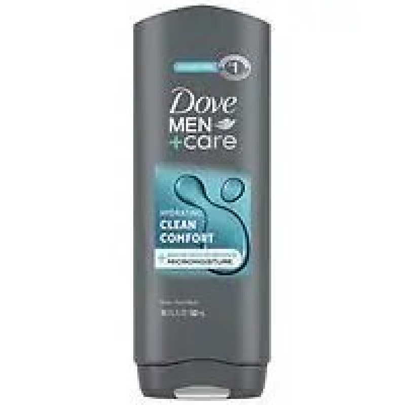 Dove Men+Care Hydrating Body and Face Wash, Clean Comfort 18oz